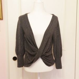 BEBE cashmere looped sweater